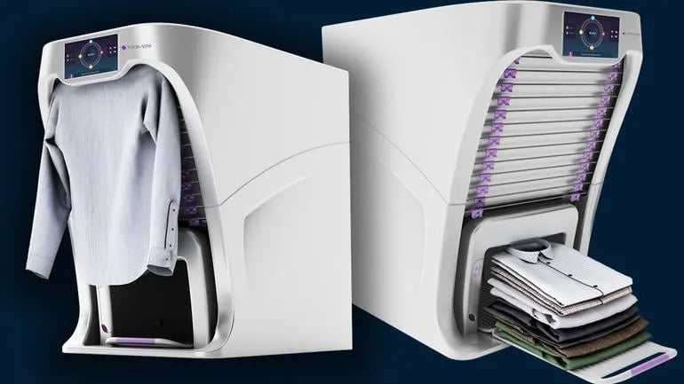 FOLDIMATE : La machine qui repasse et plie vos vêtements