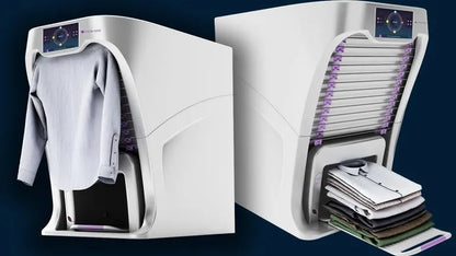FOLDIMATE : La machine qui repasse et plie vos vêtements
